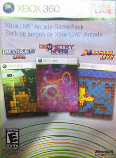 Xbox Live Arcade Game Pack Фото