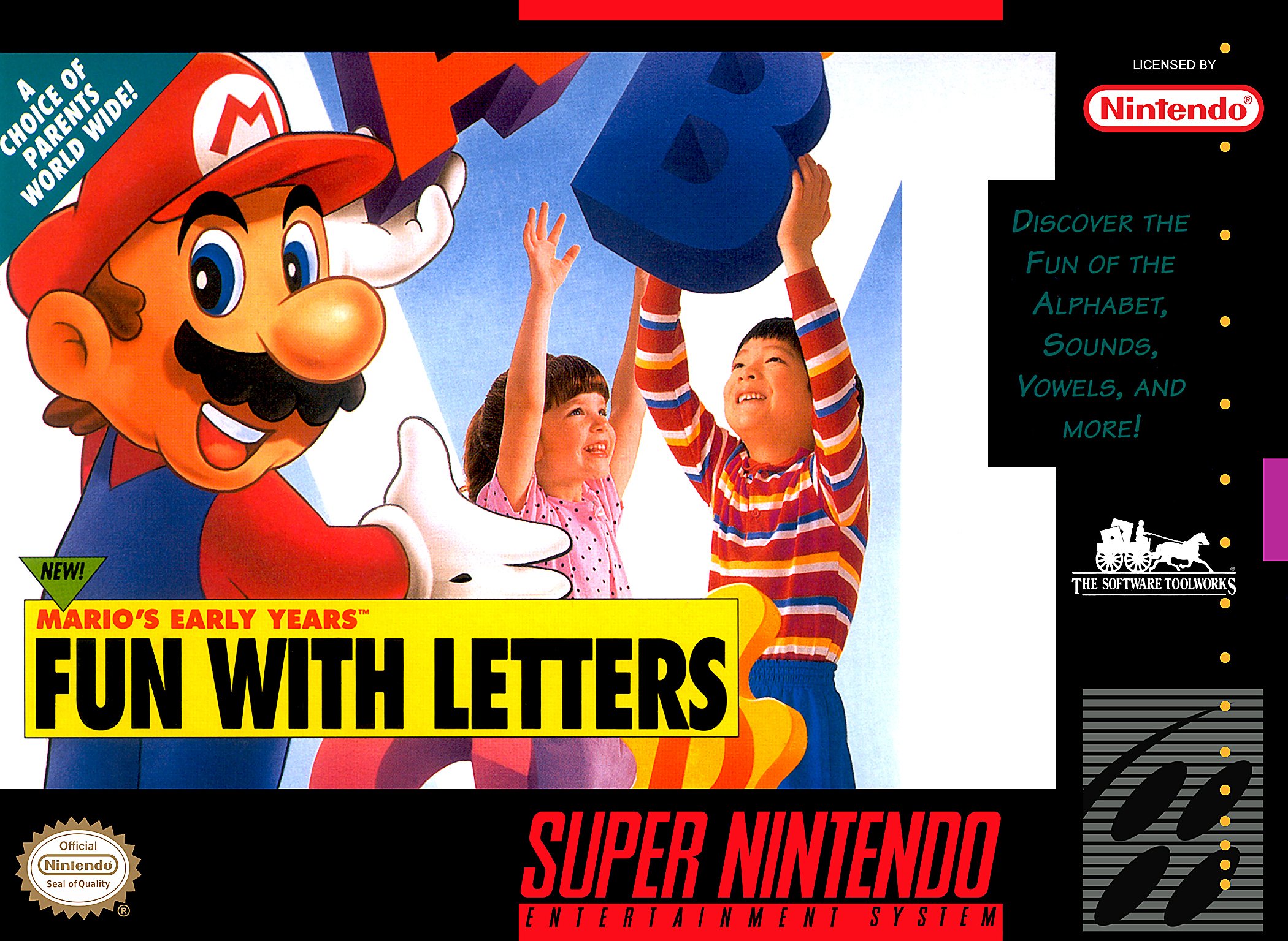 Mario's Early Years: Fun with Letters Фото