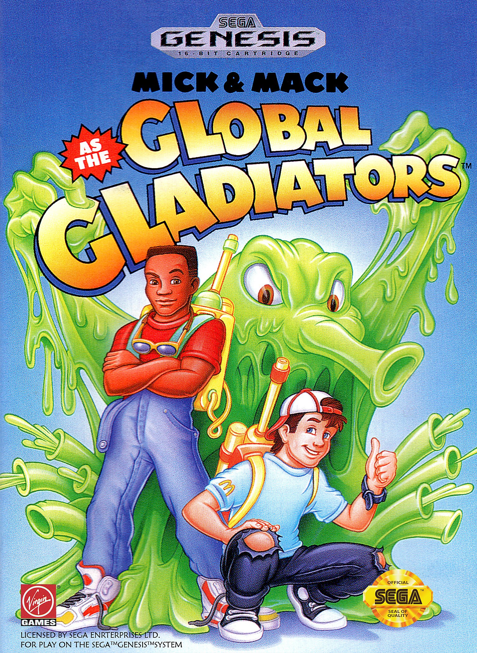 Mick & Mack as the Global Gladiators Фото