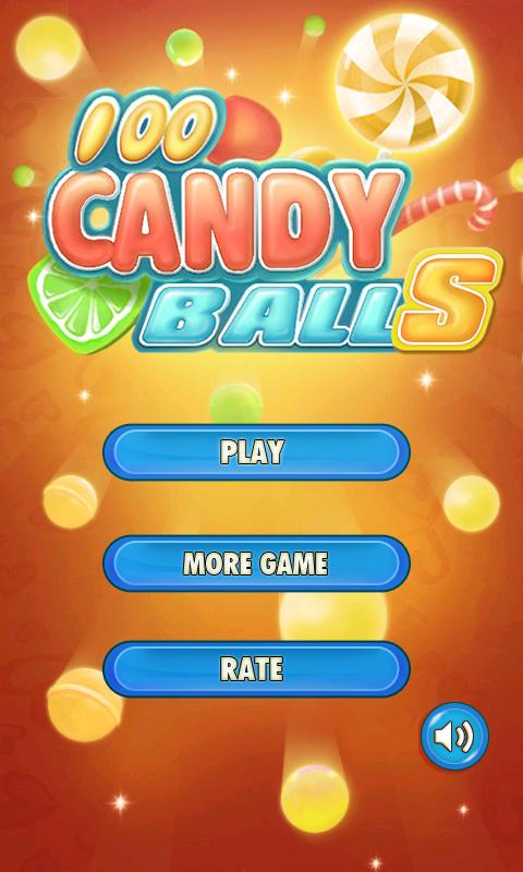 100 Candy Balls 3D Фото