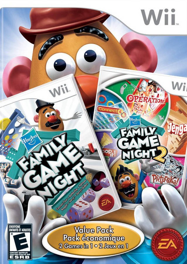 Hasbro Family Game Night 1 & 2 Bundle Фото