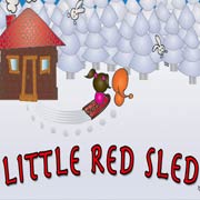 Little Red Sled Фото