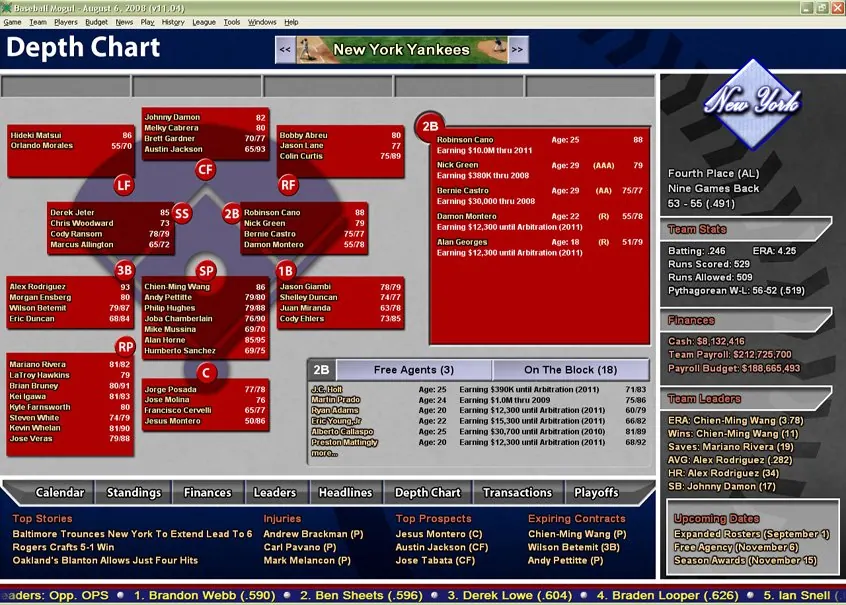 Скриншот 3 игры Baseball Mogul 2010