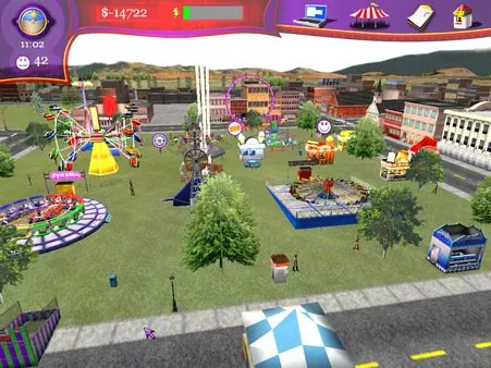Скриншот 3 игры Ride! Carnival Tycoon
