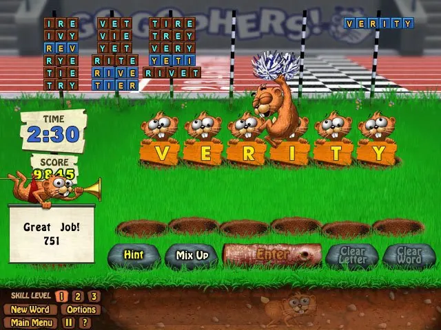 Скриншот 2 игры Word Whomp To Go