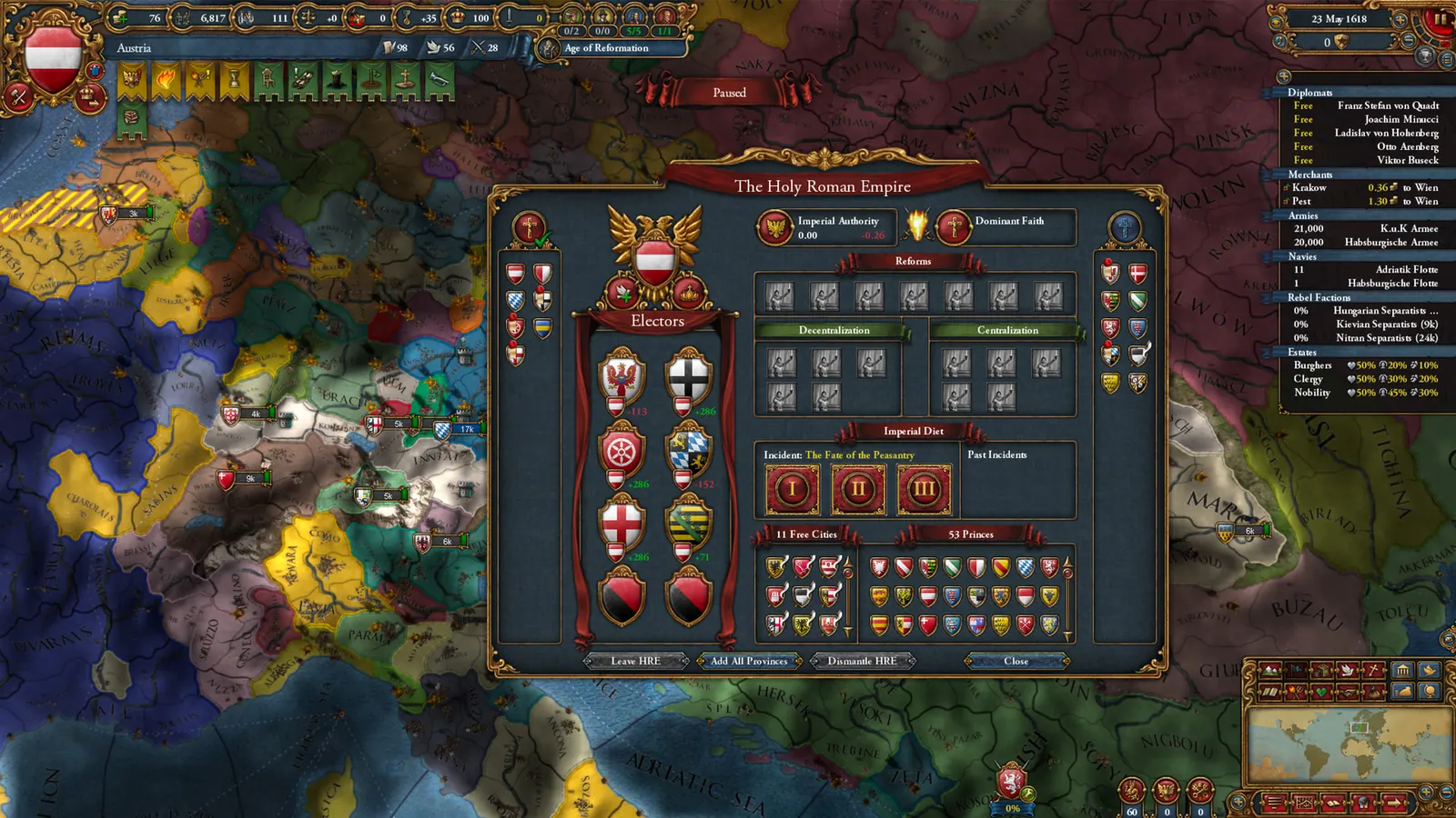 Скриншот 3 игры Europa Universalis IV: Emperor