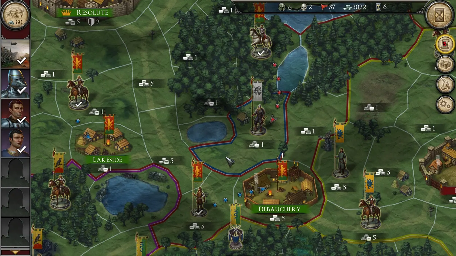 Скриншот 4 игры Strategy & Tactics: Dark Ages