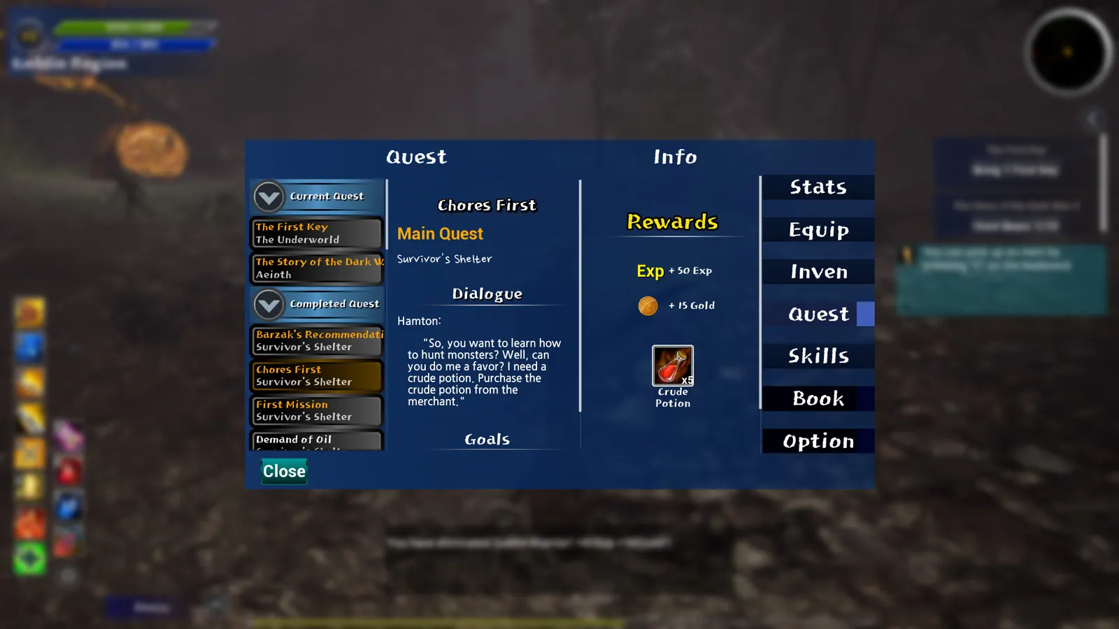 Скриншот 3 игры Aeioth RPG