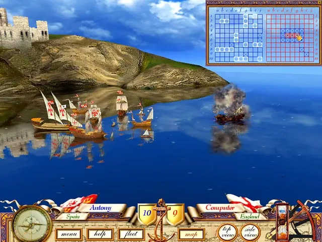 Скриншот 3 игры The Great Sea Battle: The Game of Battleship