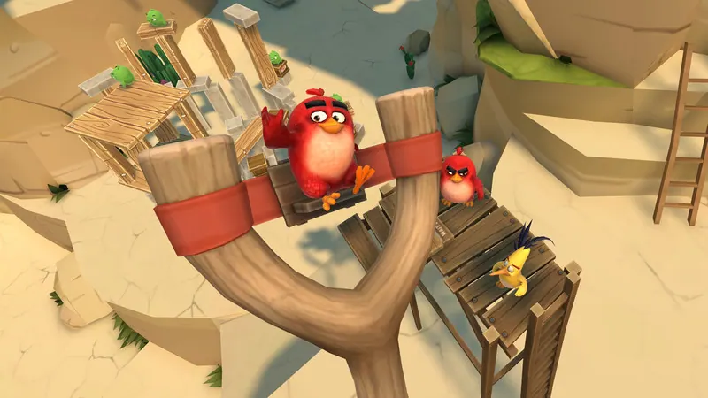 Скриншот 3 игры Angry Birds VR: Isle of Pigs