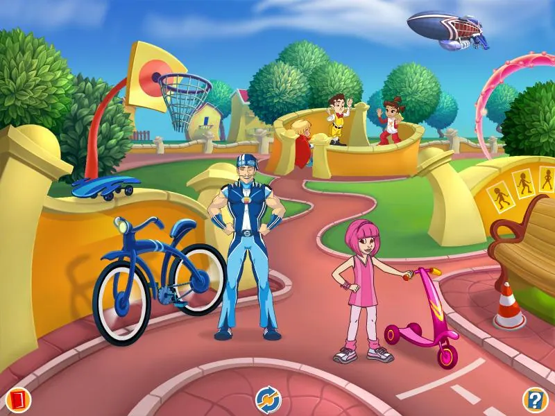 Скриншот 3 игры Lazy Town Champions