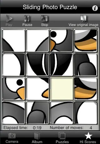 Скриншот 2 игры Sliding Photo Puzzle