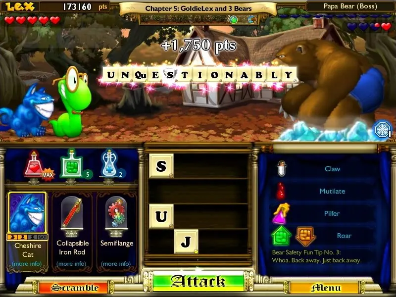 Скриншот 5 игры Bookworm Adventures