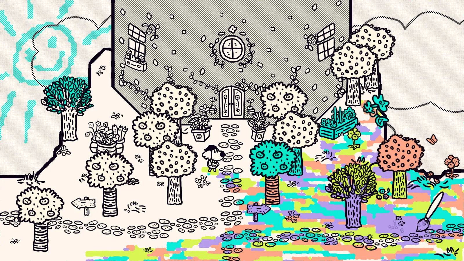 Скриншот 5 игры Chicory: A Colorful Tale