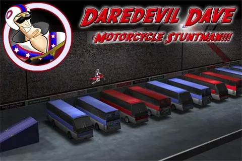 Скриншот 3 игры Daredevil Dave: Motorcycle Stuntman!