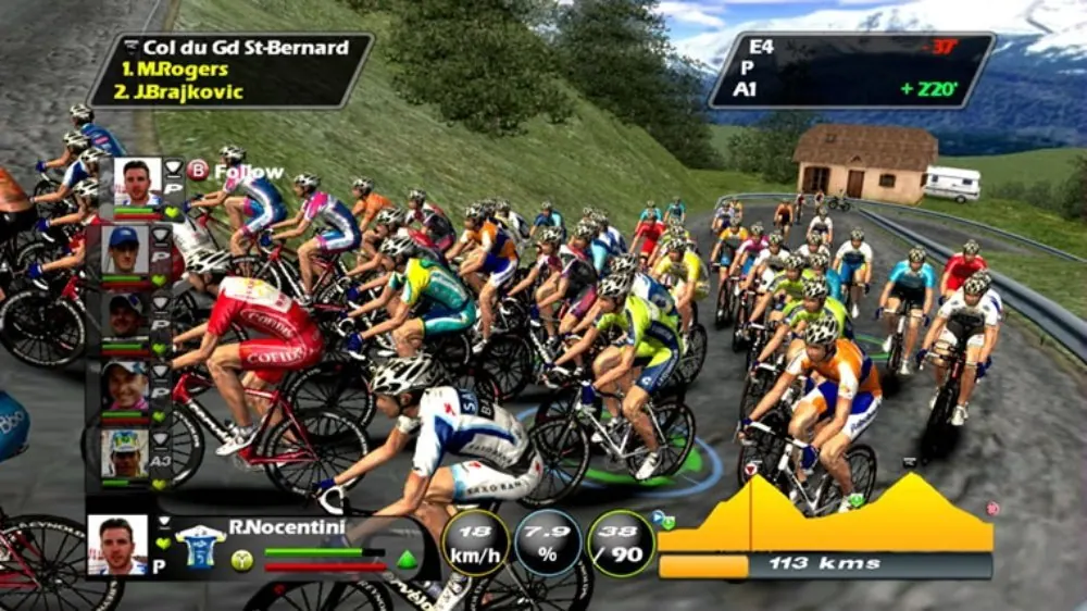 Скриншот 2 игры Tour de France 2009