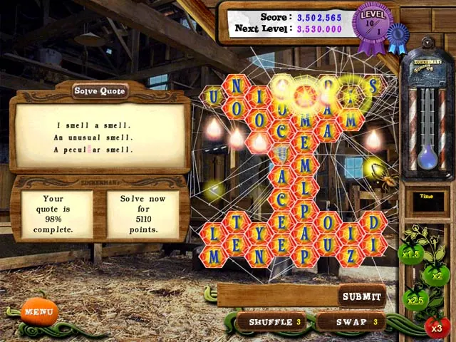 Скриншот 2 игры Charlotte's Web - Word Rescue