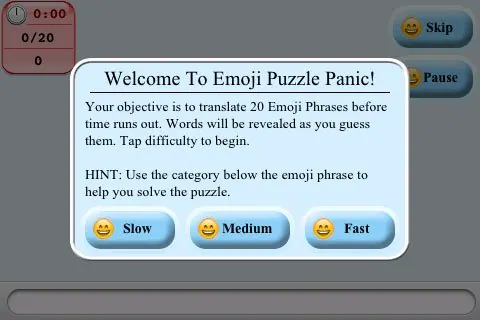 Скриншот 3 игры Emoji Puzzle Panic