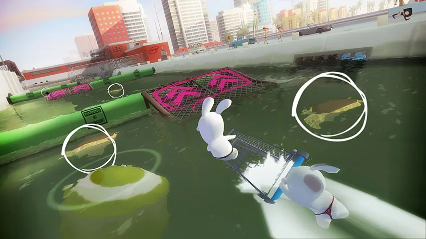 Скриншот 2 игры Rabbids Go Home
