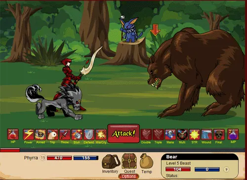Скриншот 5 игры DragonFable