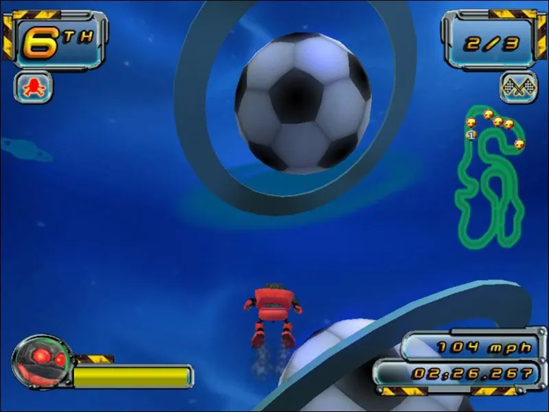 Скриншот 4 игры Crazy Frog Racer 2