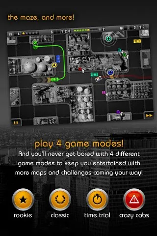 Скриншот 3 игры Fare City: Taxi Mania