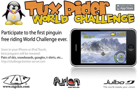 Скриншот 5 игры Tux Rider World Challenge