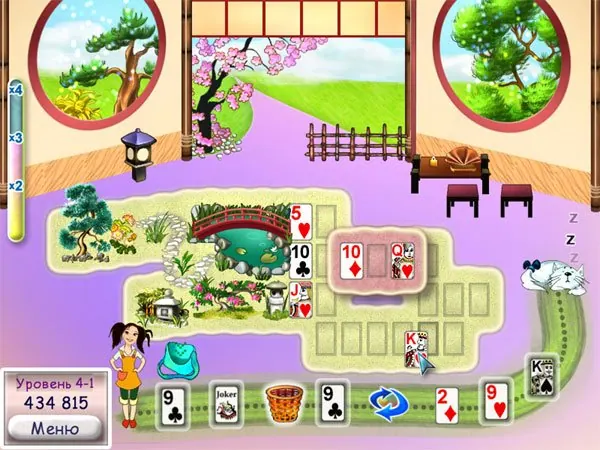 Скриншот 5 игры Koi Solitaire