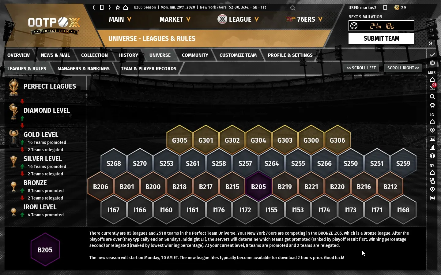 Скриншот 2 игры Out of the Park Baseball 20