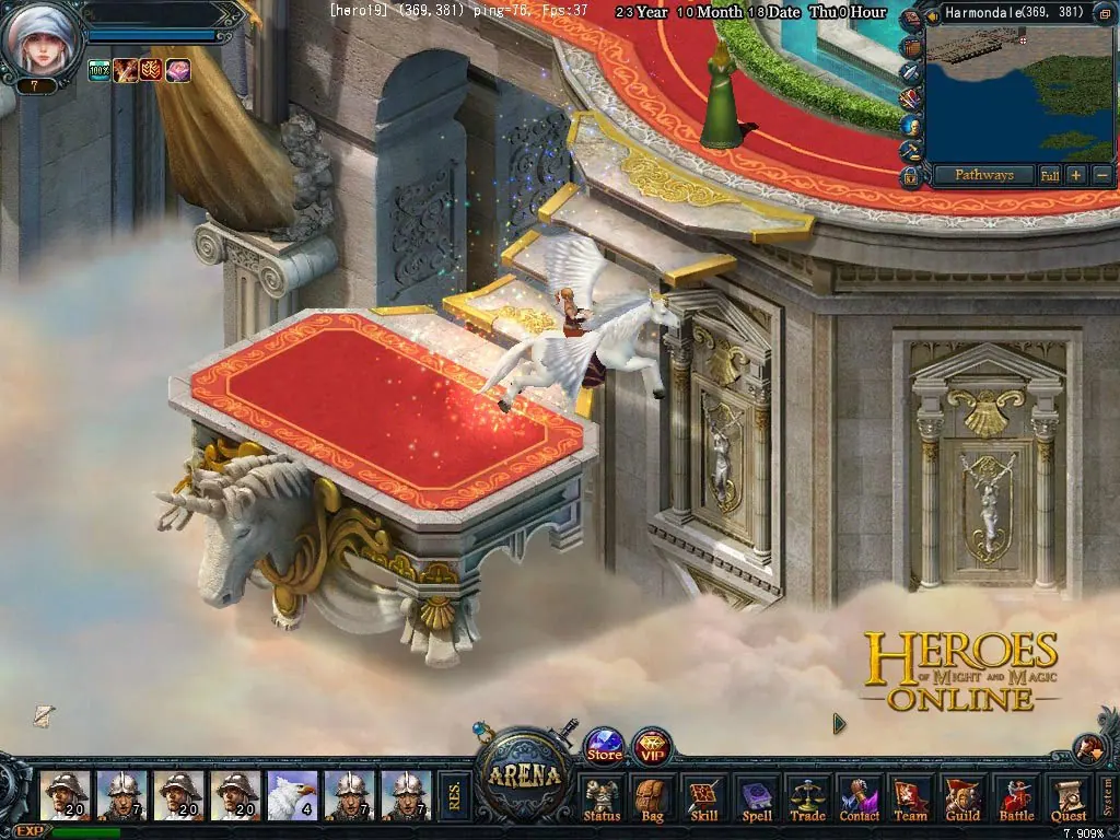 Скриншот 8 игры Heroes of Might and Magic Online