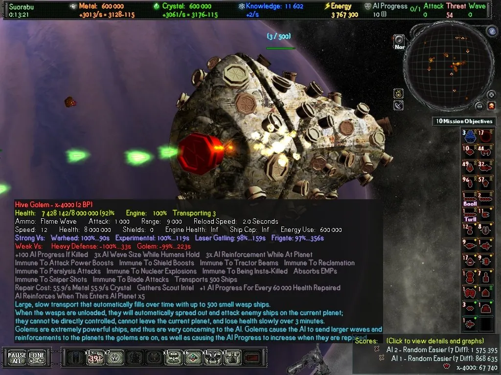 Скриншот 4 игры AI War: The Zenith Remnant