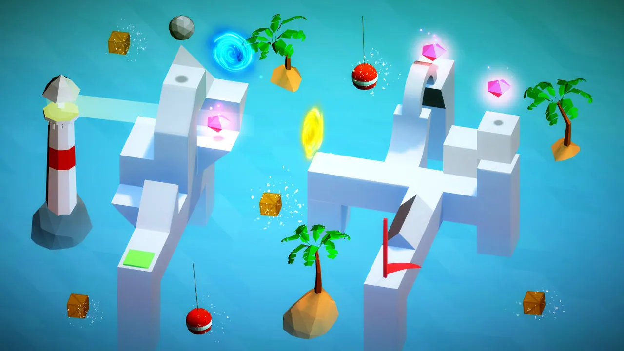 Скриншот 3 игры Poly and the Marble Maze