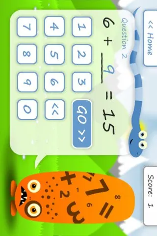 Скриншот 3 игры Squeebles Number Bonds