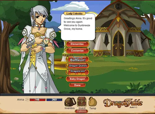 Скриншот 3 игры DragonFable