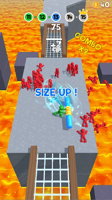 Скриншот 3 игры Push'em all
