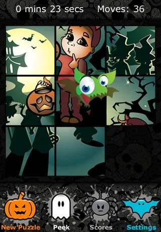 Скриншот 5 игры Spooky Halloween Puzzle