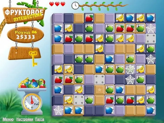Скриншот 2 игры Фруктовое Путешествие