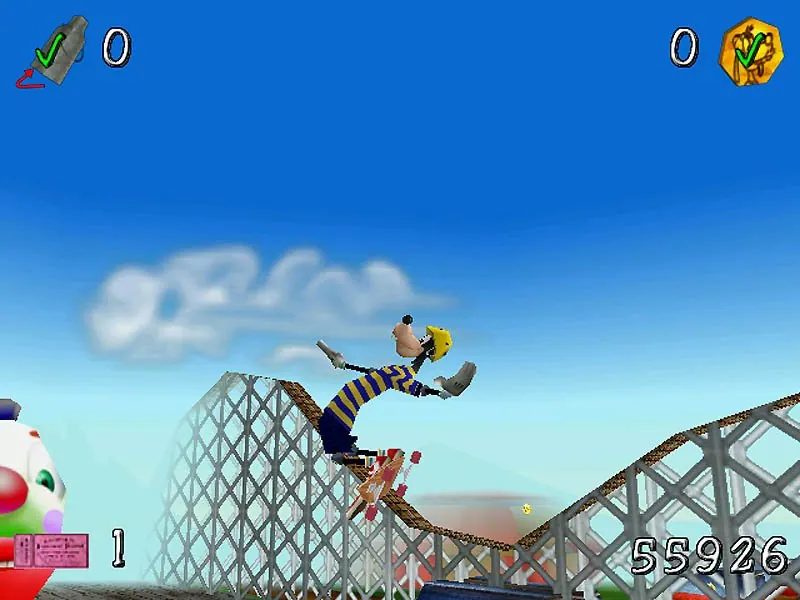 Скриншот 4 игры Disney's Extremely Goofy Skateboarding