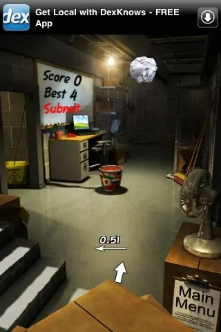 Скриншот 5 игры Paper Toss
