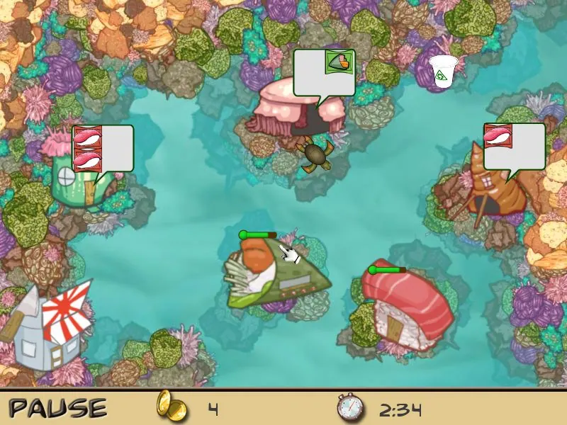 Скриншот 5 игры Sushi To Go Express