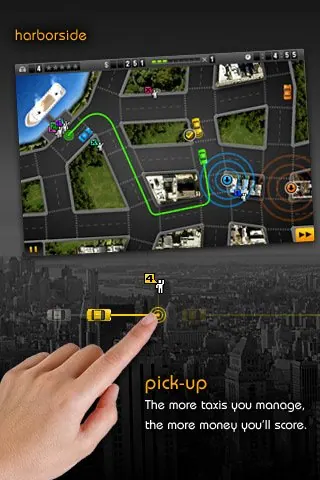 Скриншот 4 игры Fare City: Taxi Mania