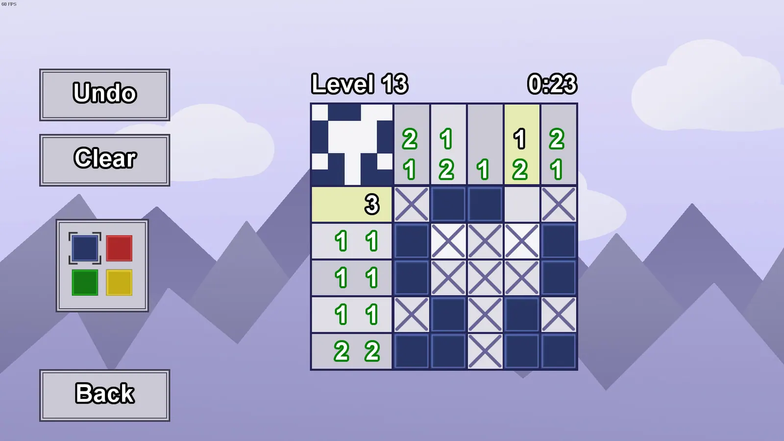 Скриншот 2 игры Cross Pixels