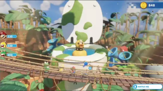 Скриншот 4 игры Mario+Rabbids: Kingdom Battle