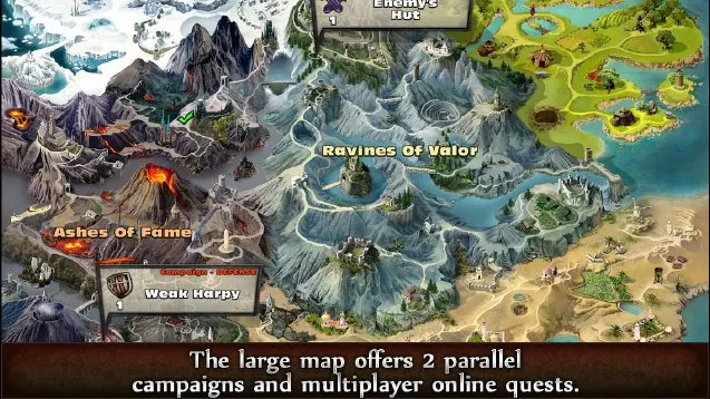 Скриншот 4 игры Cliffs of War: Fortress Defenders