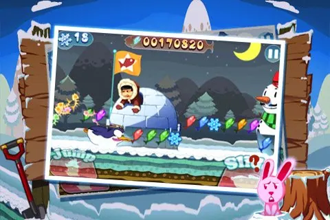 Скриншот 3 игры Dash! Dash! Pengy