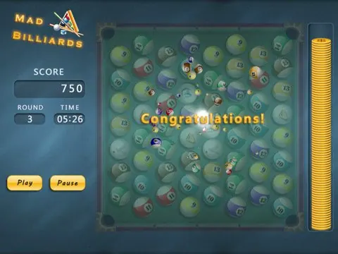 Скриншот 4 игры Mad Billiards