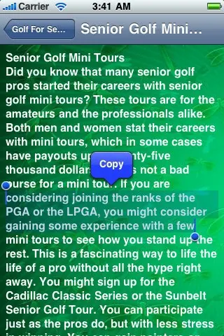 Скриншот 3 игры All About Golf For Seniors