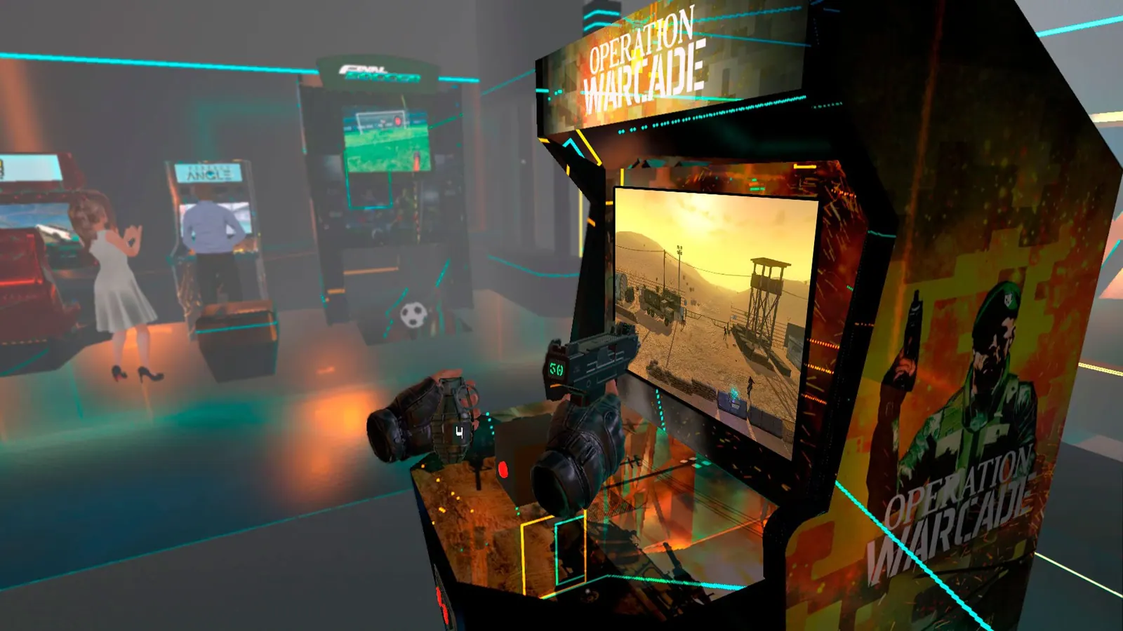 Скриншот 3 игры Operation Warcade VR