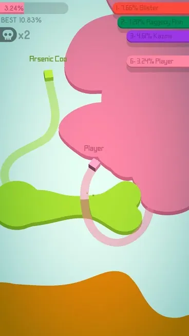 Скриншот 2 игры Paper.io 2