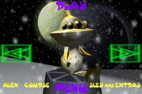 Скриншот 5 игры ALIEN SLED RACE
